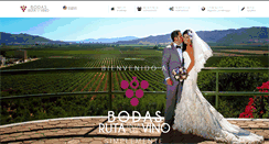 Desktop Screenshot of bodasenlarutadelvino.com